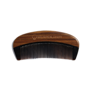 Beard Comb - 100% Natural Black Ox Buffalo Horn & Sandalwood Handle